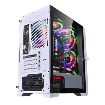 SNOWMAN Hot New Product ATX PC Case Desktop Chassis Case Gaming Tempered Glass Computer Case