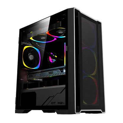 SNOWMAN Hot New Product ATX PC Case Desktop Chassis Case Gaming Tempered Glass Computer Case
