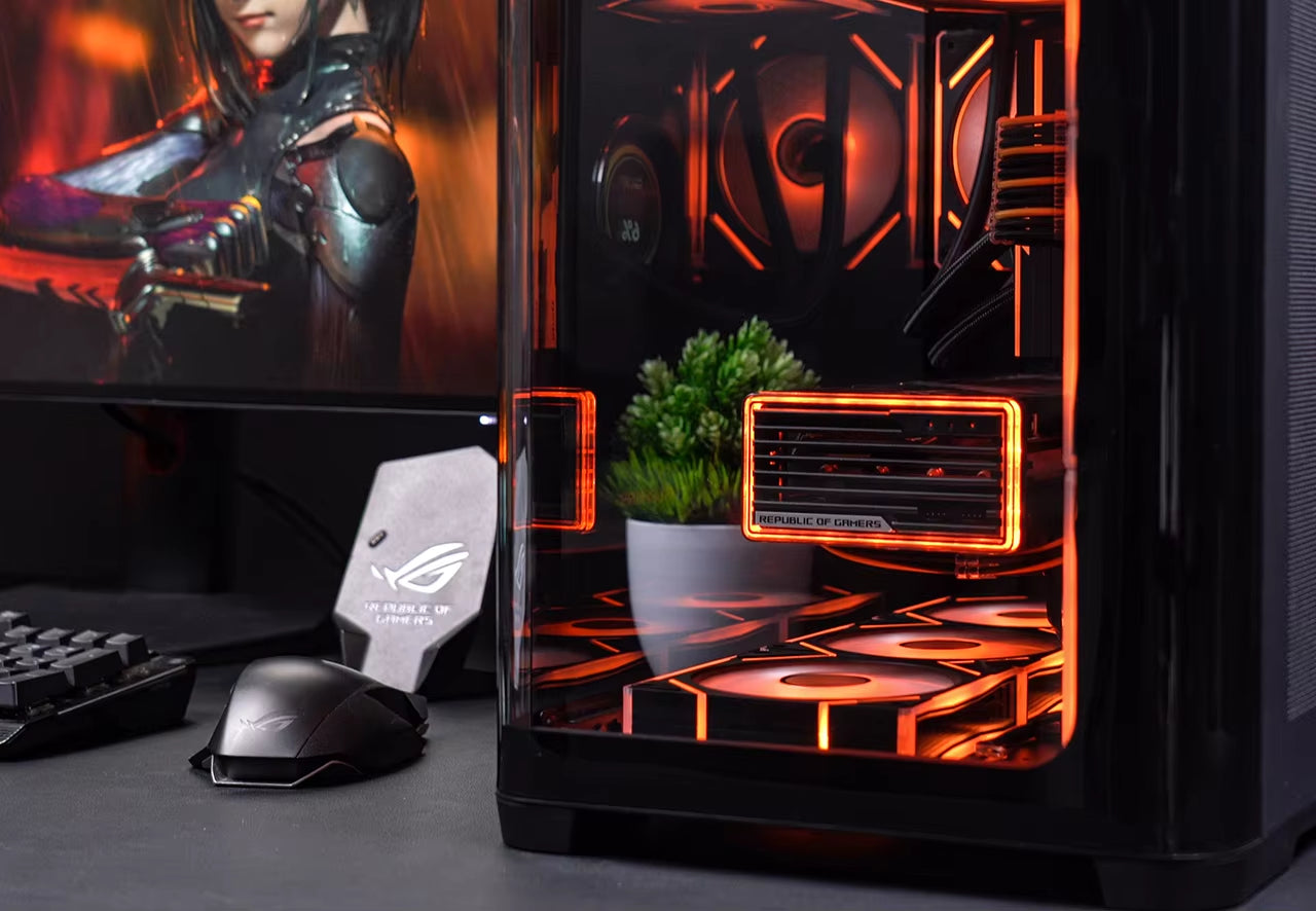 SAMA 2851A PC Computer ATX Gaming Tempered Glass Cabinet PC Case