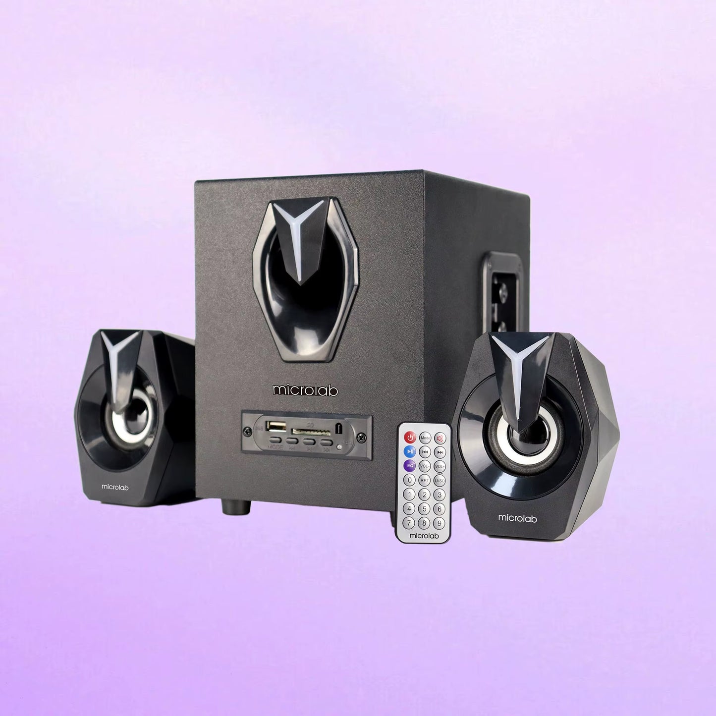 Microlab Stylish 7Colour LED 2.1 Stereo Blue Tooth Speaker G100BT for Gaming
