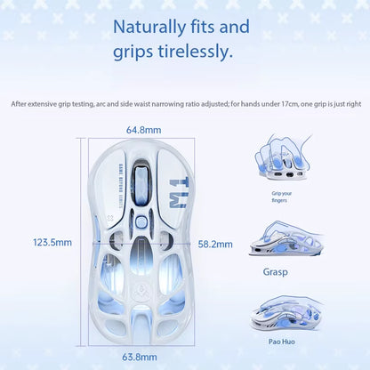 Gravastar M1 Pro Game Home E-Sports Mouse the Third Mock Examination Connection Nordic52 Series Master Control, PAW3395IM Sensor