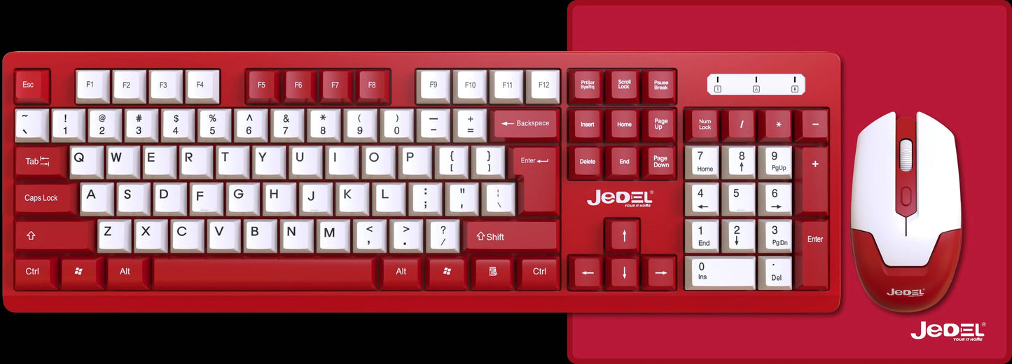3-In-1 Hot Sale Wireless Keyboard and Mouse Combo with Mousepad EXW Price for PC Computer Laptop