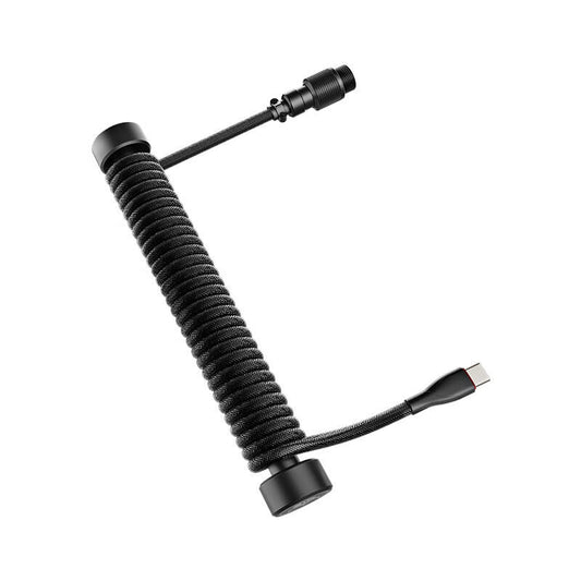 GravaStar Keyboard Accessories Coiled Aviator Cable Type-C Interface Rust-proof