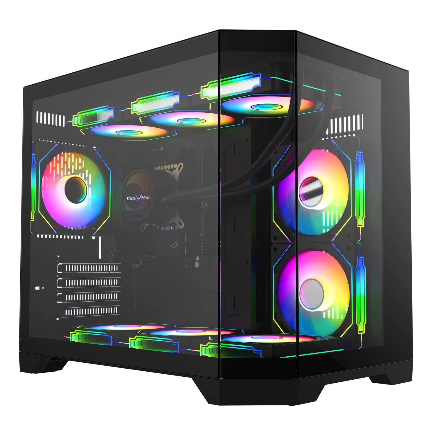 Micro ATX PC Case Gaming Case - MATX 412-3G