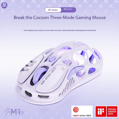Gravastar M1 Pro Game Home E-Sports Mouse the Third Mock Examination Connection Nordic52 Series Master Control, PAW3395IM Sensor