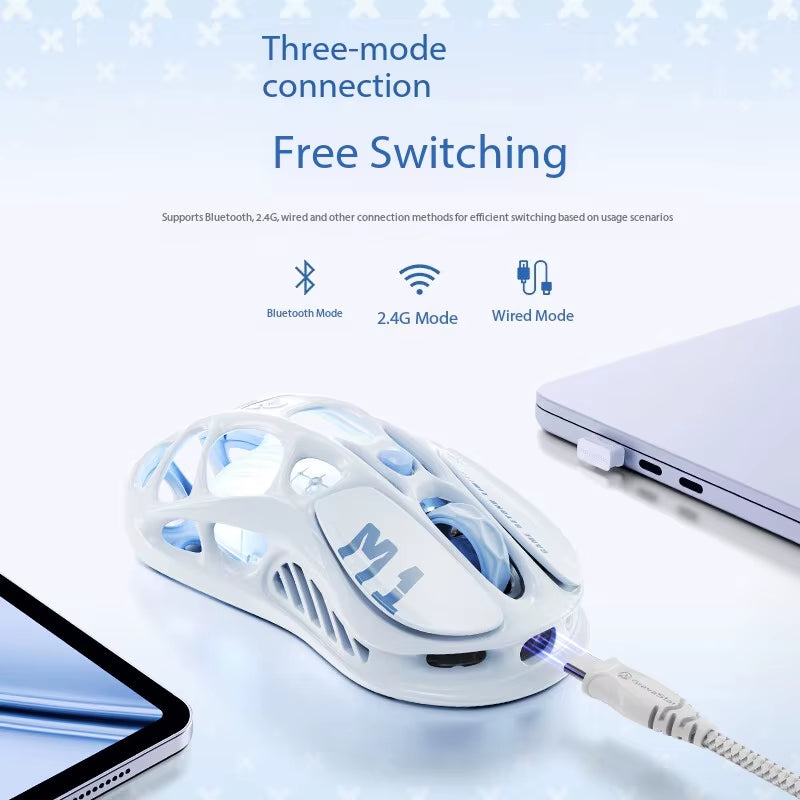 Gravastar M1 Pro Game Home E-Sports Mouse the Third Mock Examination Connection Nordic52 Series Master Control, PAW3395IM Sensor