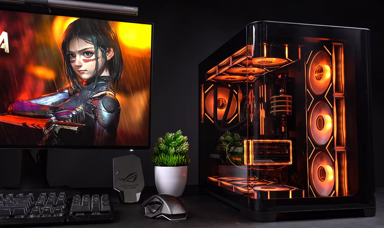 SAMA 2851A PC Computer ATX Gaming Tempered Glass Cabinet PC Case