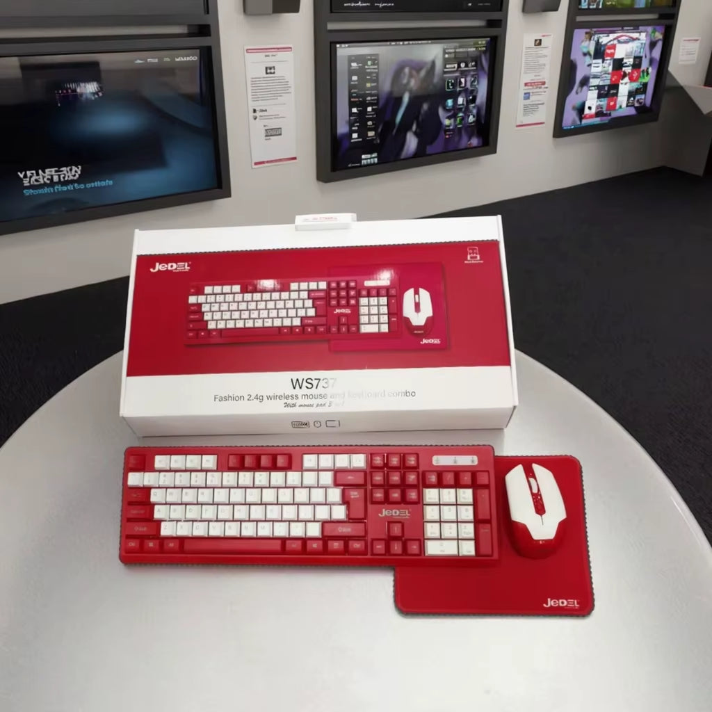 3-In-1 Hot Sale Wireless Keyboard and Mouse Combo with Mousepad EXW Price for PC Computer Laptop